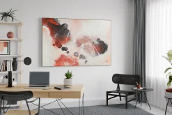 XXL Gemälde 'Lava Leak' | Handgemaltes Unikat