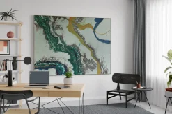 XXL Gemälde 'Liquid Marble' | Handgemaltes Unikat