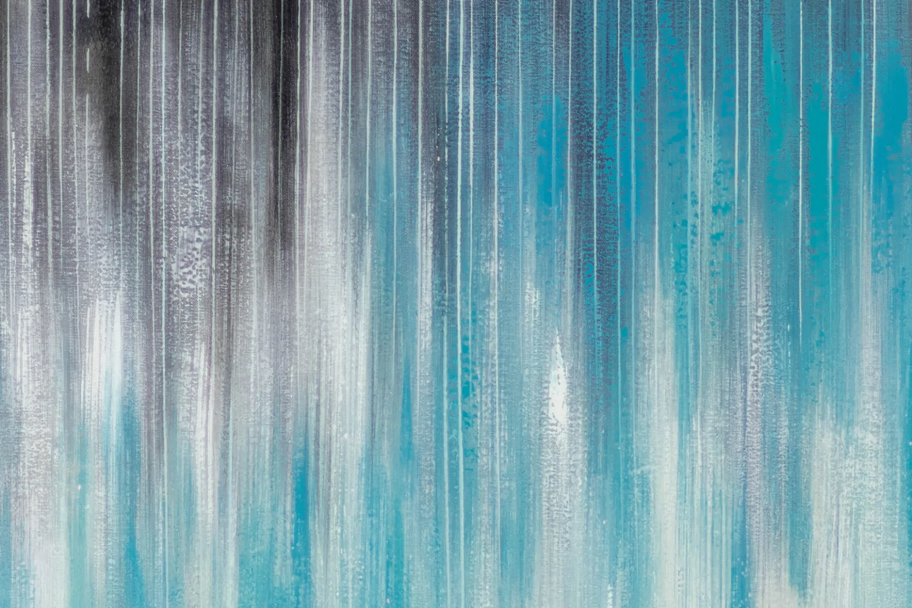 XXL Gemälde 'Musty Rain' | Handgemaltes Unikat