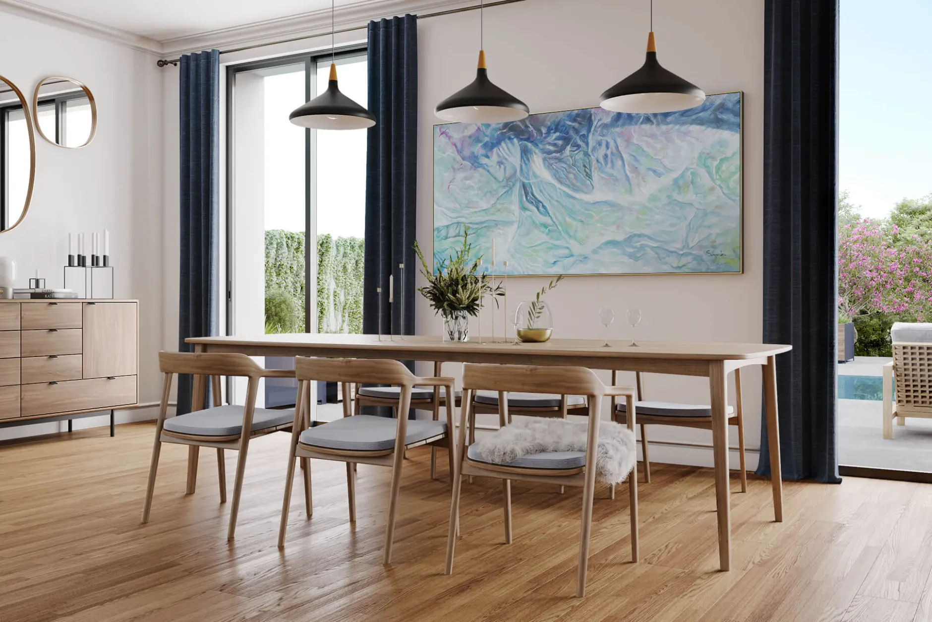 XXL Gemälde 'Ocean Dream' | Handgemaltes Unikat