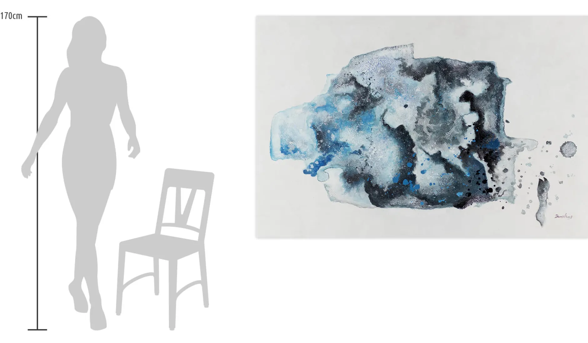 XXL Gemälde 'Seele des Universums' | Handgemaltes Unikat