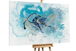 XXL Gemälde 'Splash of Inspiration' | Handgemaltes Unikat