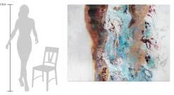 XXL Gemälde 'Surface of Earth' | Handgemaltes Unikat