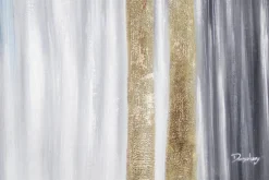 XXL Gemälde 'The Golden Lining' | Handgemaltes Unikat