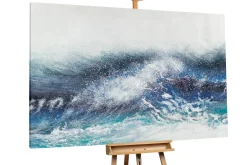 XXL Gemälde 'The Ocean Waves at Me' | Handgemaltes Unikat