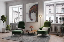 XXL Öl Gemälde 'Abstract Elephant' | Handgemaltes Unikat