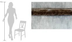 XXL Öl Gemälde 'Abstract Mirage' | Handgemaltes Unikat