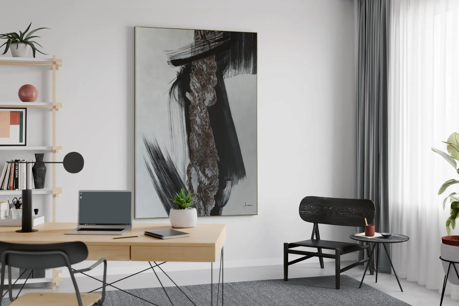 XXL Öl Gemälde 'Abstract Splendour' | Handgemaltes Unikat