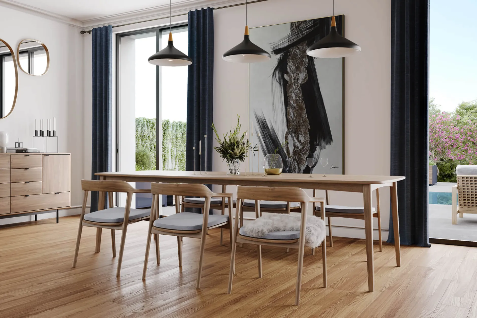 XXL Öl Gemälde 'Abstract Splendour' | Handgemaltes Unikat