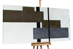 XXL Öl Gemälde 'Abstract Sunrise' | Handgemaltes Unikat