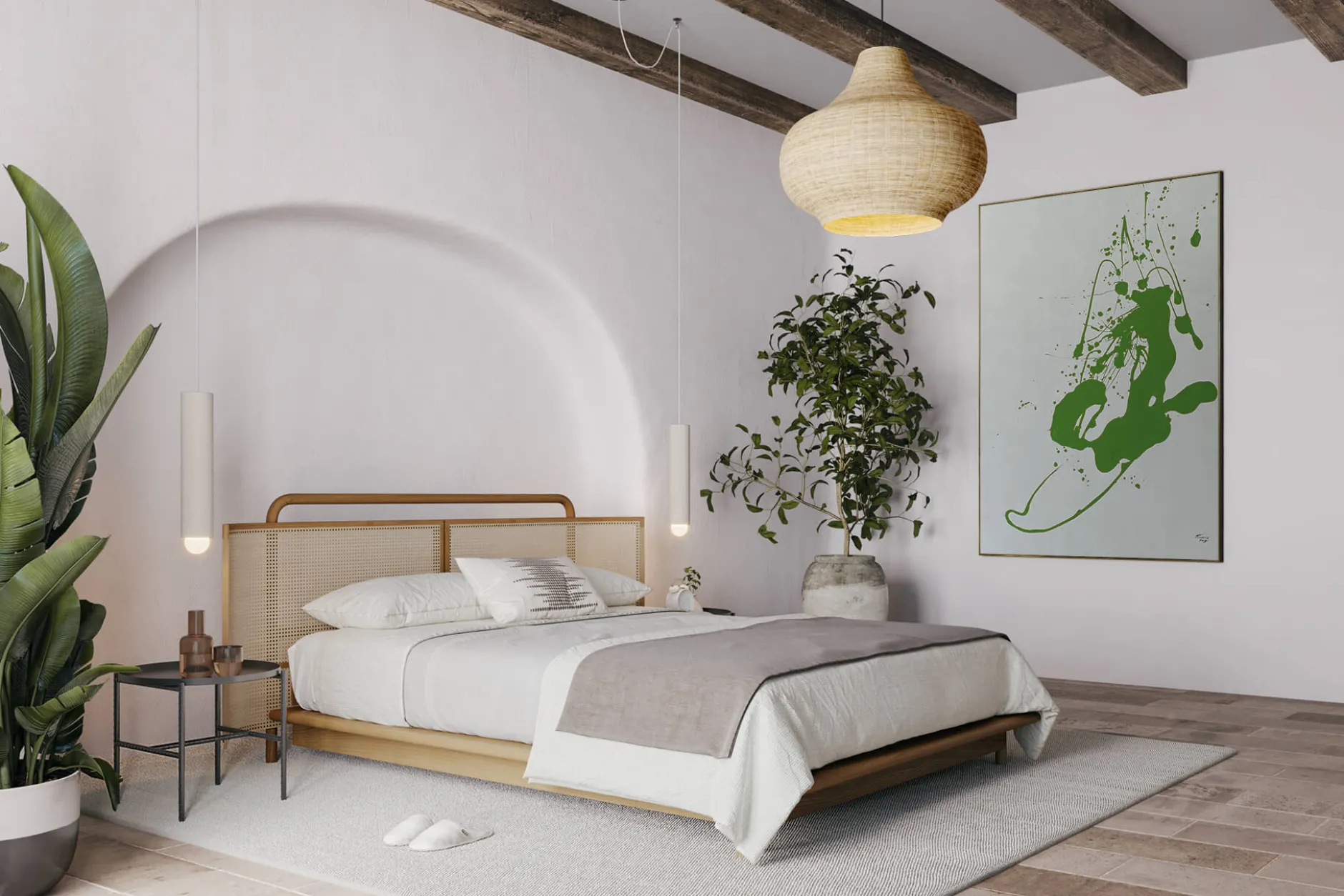 XXL Öl Gemälde 'Abundance of Greenery' | Handgemaltes Unikat
