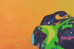 XXL Öl Gemälde 'A Dog's Love' | Handgemaltes Unikat