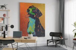XXL Öl Gemälde 'A Dog's Love' | Handgemaltes Unikat