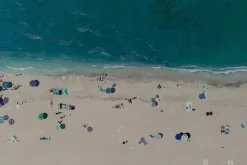 XXL Öl Gemälde 'Aerial Beach View' | Handgemaltes Unikat