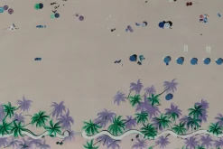 XXL Öl Gemälde 'Aerial Beach View' | Handgemaltes Unikat