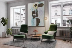XXL Öl Gemälde 'Air of Elegance' | Handgemaltes Unikat