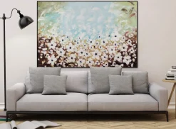 XXL Öl Gemälde 'Almond Blossoms' | Handgemaltes Unikat