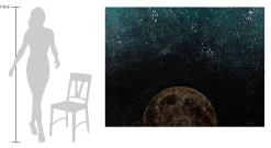 XXL Öl Gemälde 'A Look at the Universe' | Handgemaltes Unikat