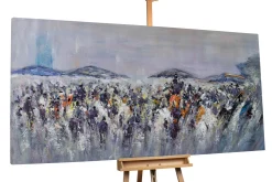 XXL Öl Gemälde 'Alpine Landscape' | Handgemaltes Unikat
