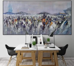 XXL Öl Gemälde 'Alpine Landscape' | Handgemaltes Unikat