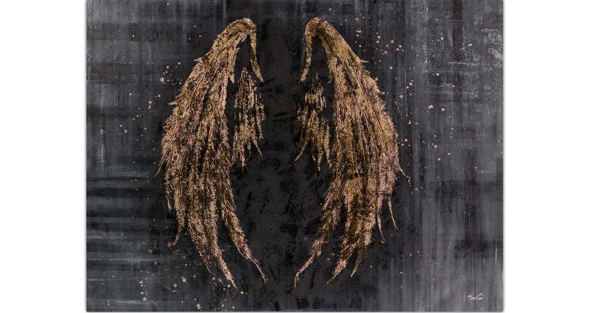 XXL Öl Gemälde 'An Angel's Power' | Handgemaltes Unikat