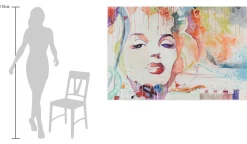 XXL Öl Gemälde 'Andenken an Marilyn' | Handgemaltes Unikat