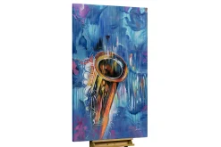 XXL Öl Gemälde 'Arcane sax' | Handgemaltes Unikat