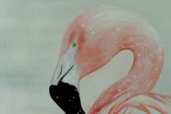 XXL Öl Gemälde 'A Red Feathered Friend' | Handgemaltes Unikat