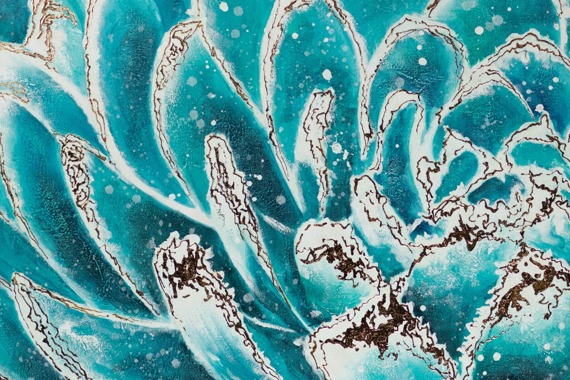 XXL Öl Gemälde 'Artichoke Dreams' | Handgemaltes Unikat
