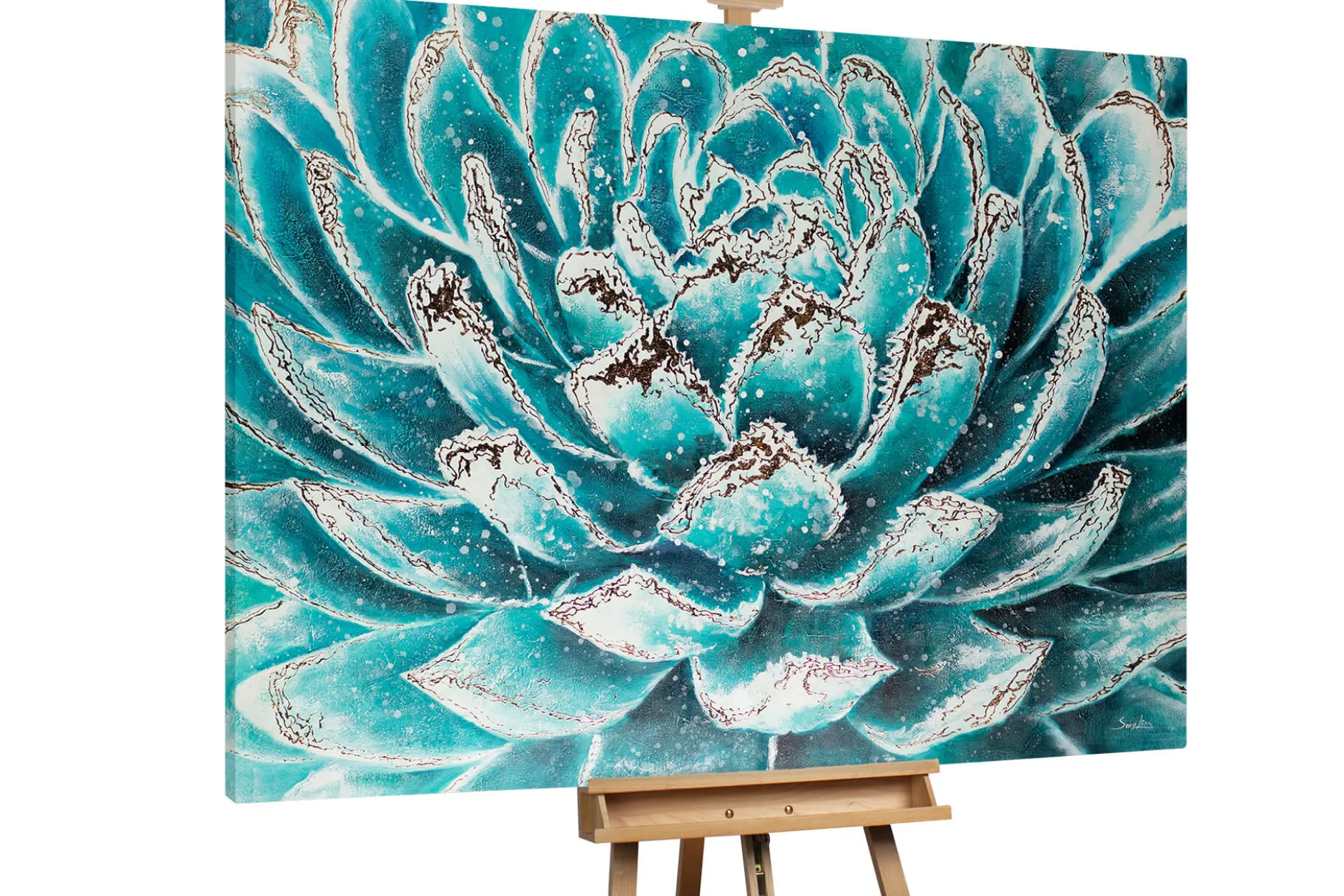 XXL Öl Gemälde 'Artichoke Dreams' | Handgemaltes Unikat