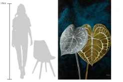 XXL Öl Gemälde 'Attracting opposites' | Handgemaltes Unikat
