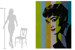 XXL Öl Gemälde 'Audrey's Charms' | Handgemaltes Unikat