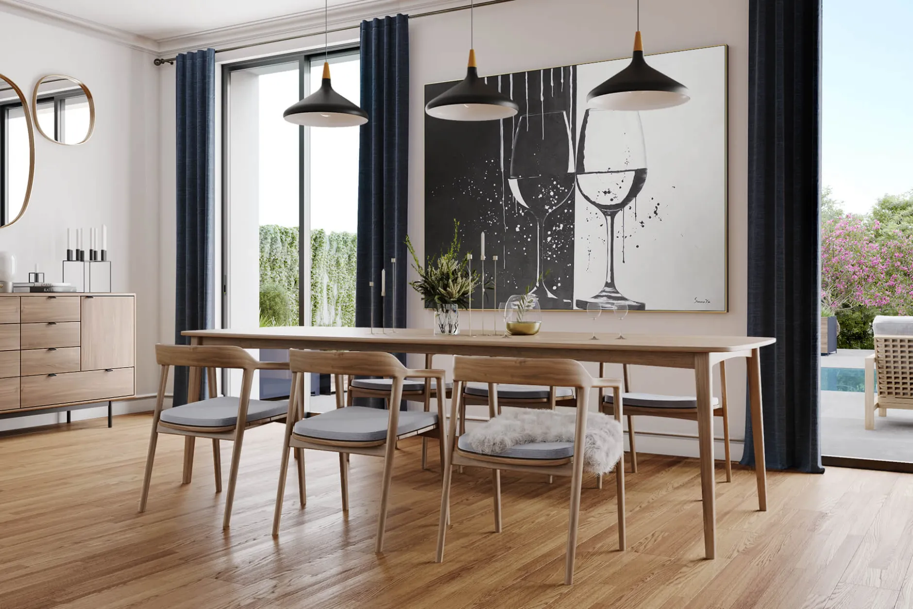 XXL Öl Gemälde 'Auf ein Glas' | Handgemaltes Unikat