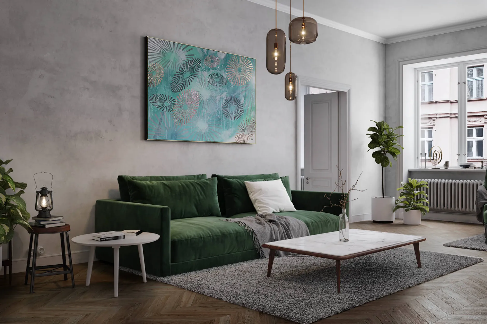 XXL Öl Gemälde 'Aufruhr im Universum' | Handgemaltes Unikat