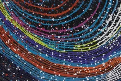 XXL Öl Gemälde 'Auge des Universums' | Handgemaltes Unikat