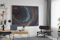 XXL Öl Gemälde 'Auge des Universums' | Handgemaltes Unikat