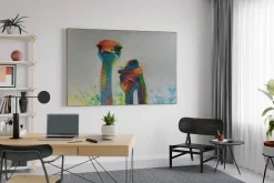 XXL Öl Gemälde 'Australian Colorfulness' | Handgemaltes Unikat