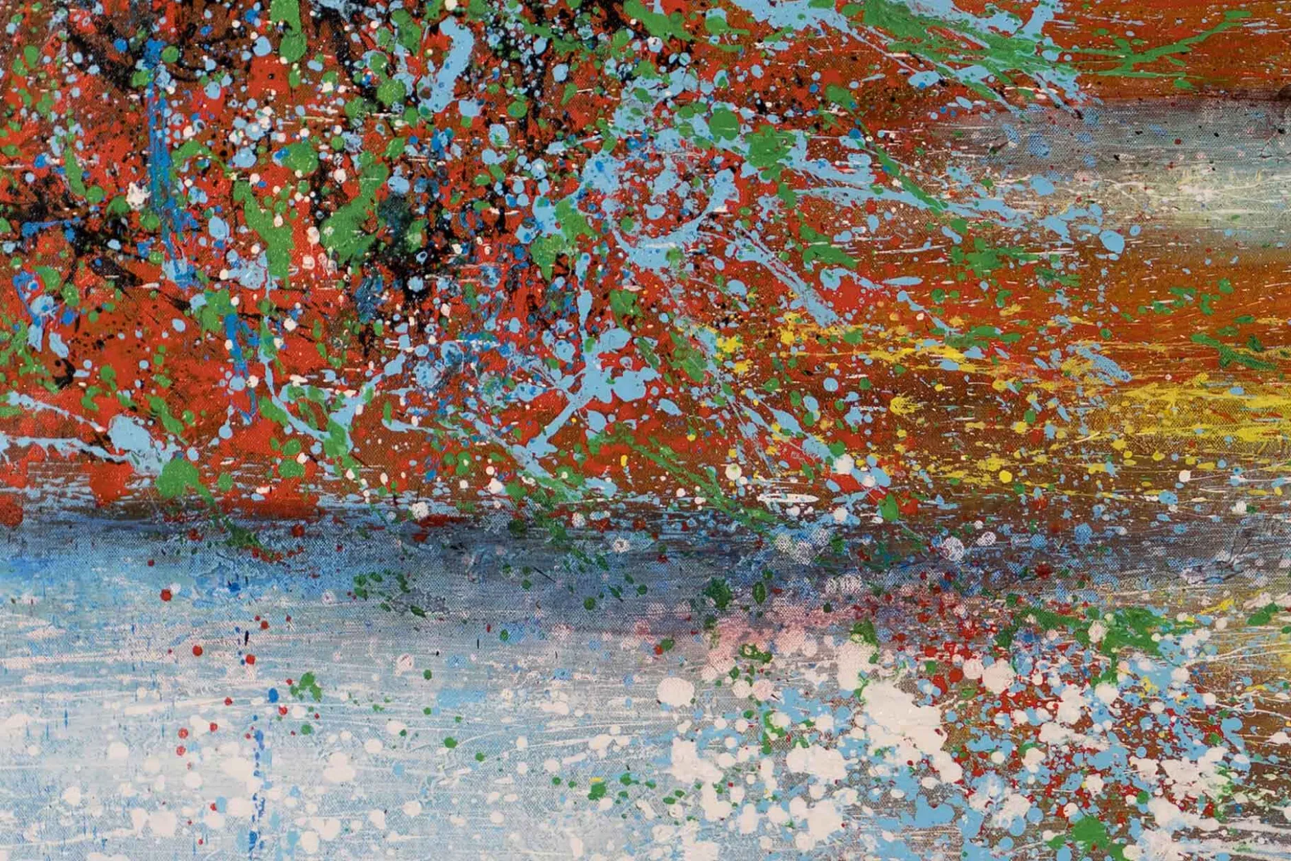XXL Öl Gemälde 'Autumn Evenings' | Handgemaltes Unikat