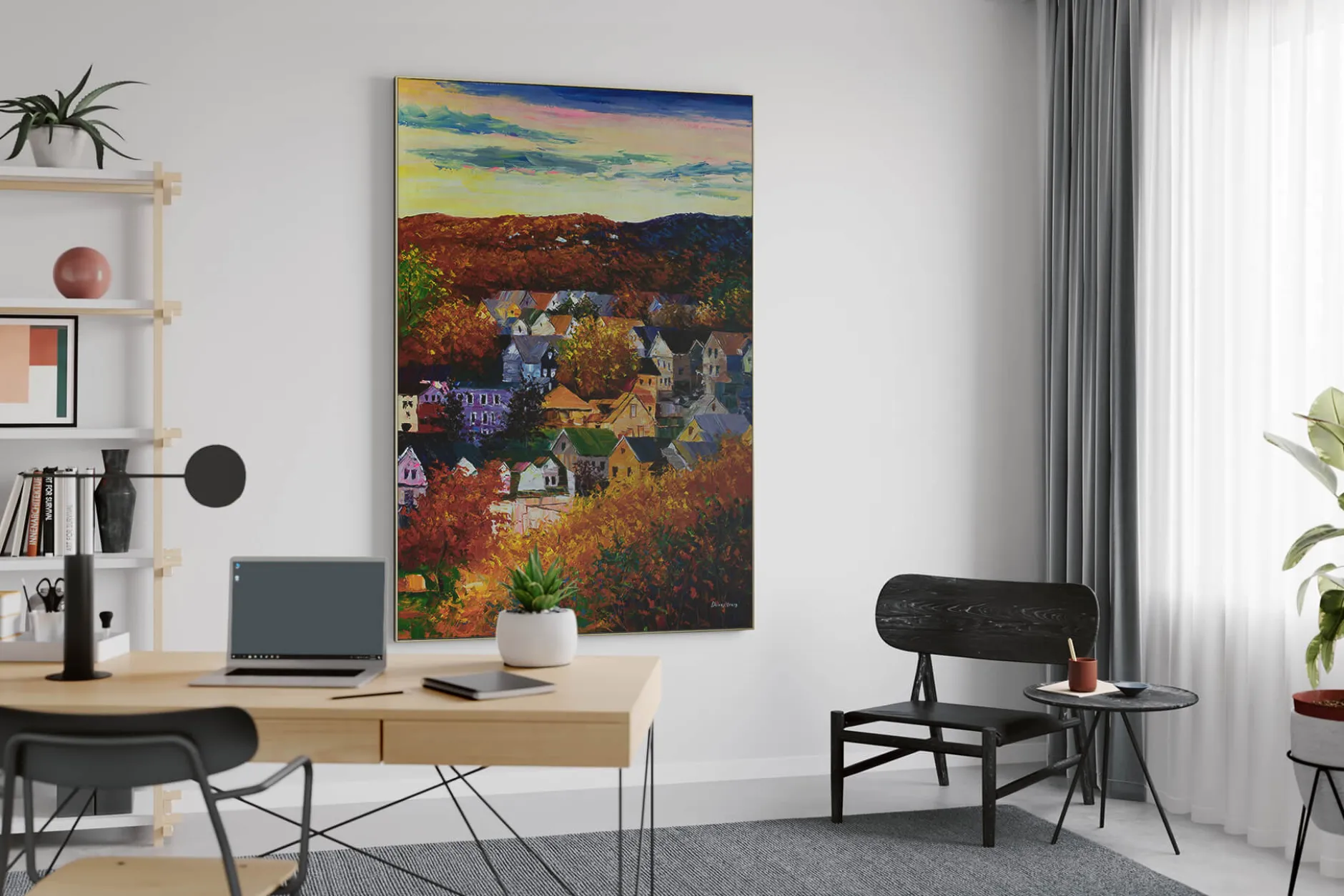 XXL Öl Gemälde 'Autumn Harmony' | Handgemaltes Unikat