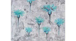 XXL Öl Gemälde 'Azurne Kornblumen' | Handgemaltes Unikat
