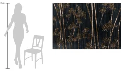 XXL Öl Gemälde 'Bamboo Shimmer' | Handgemaltes Unikat