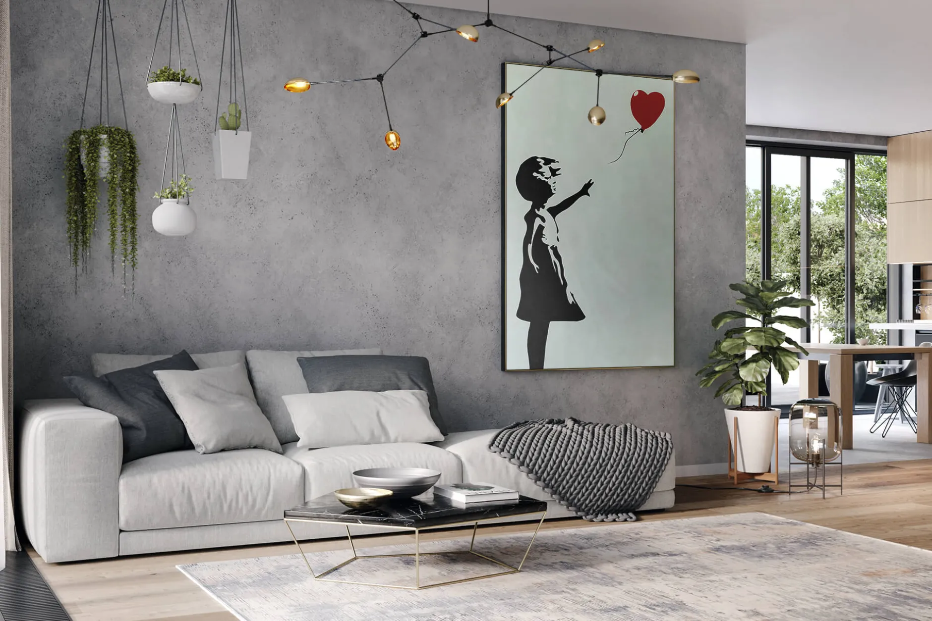 XXL Öl Gemälde 'Banksy's Dream' | Handgemaltes Unikat