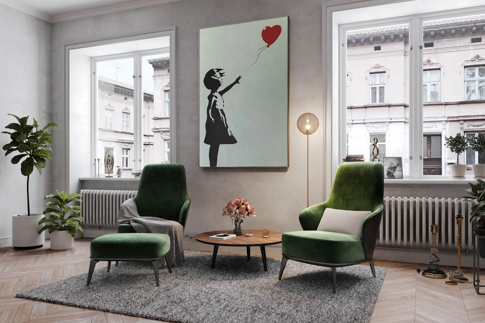 XXL Öl Gemälde 'Banksy's Dream' | Handgemaltes Unikat