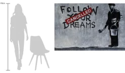 XXL Öl Gemälde 'Banksy's Insight' | Handgemaltes Unikat