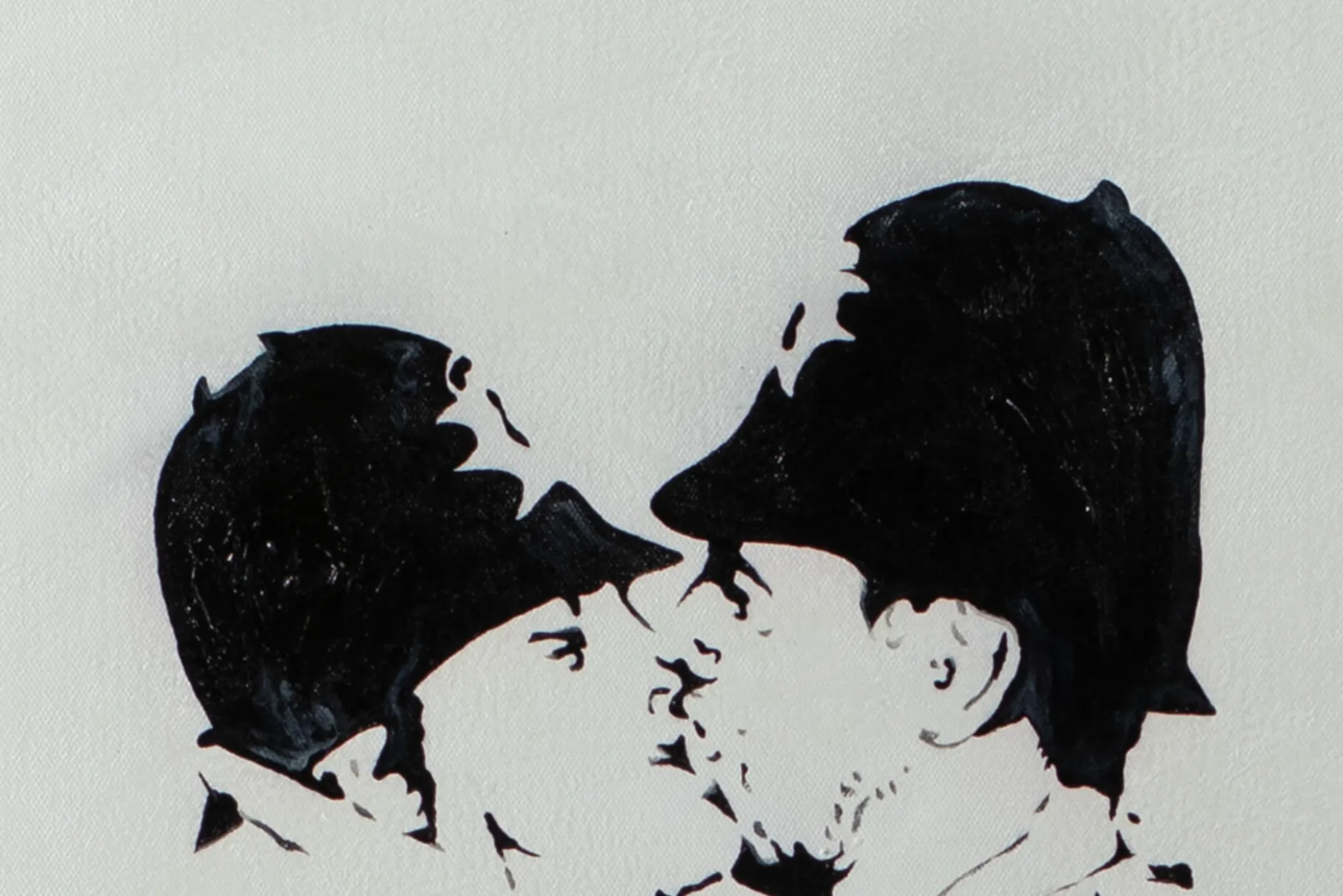 XXL Öl Gemälde 'Banksy's Love for all' | Handgemaltes Unikat