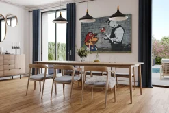 XXL Öl Gemälde 'Banksy's Mario' | Handgemaltes Unikat