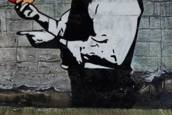 XXL Öl Gemälde 'Banksy's Mario' | Handgemaltes Unikat