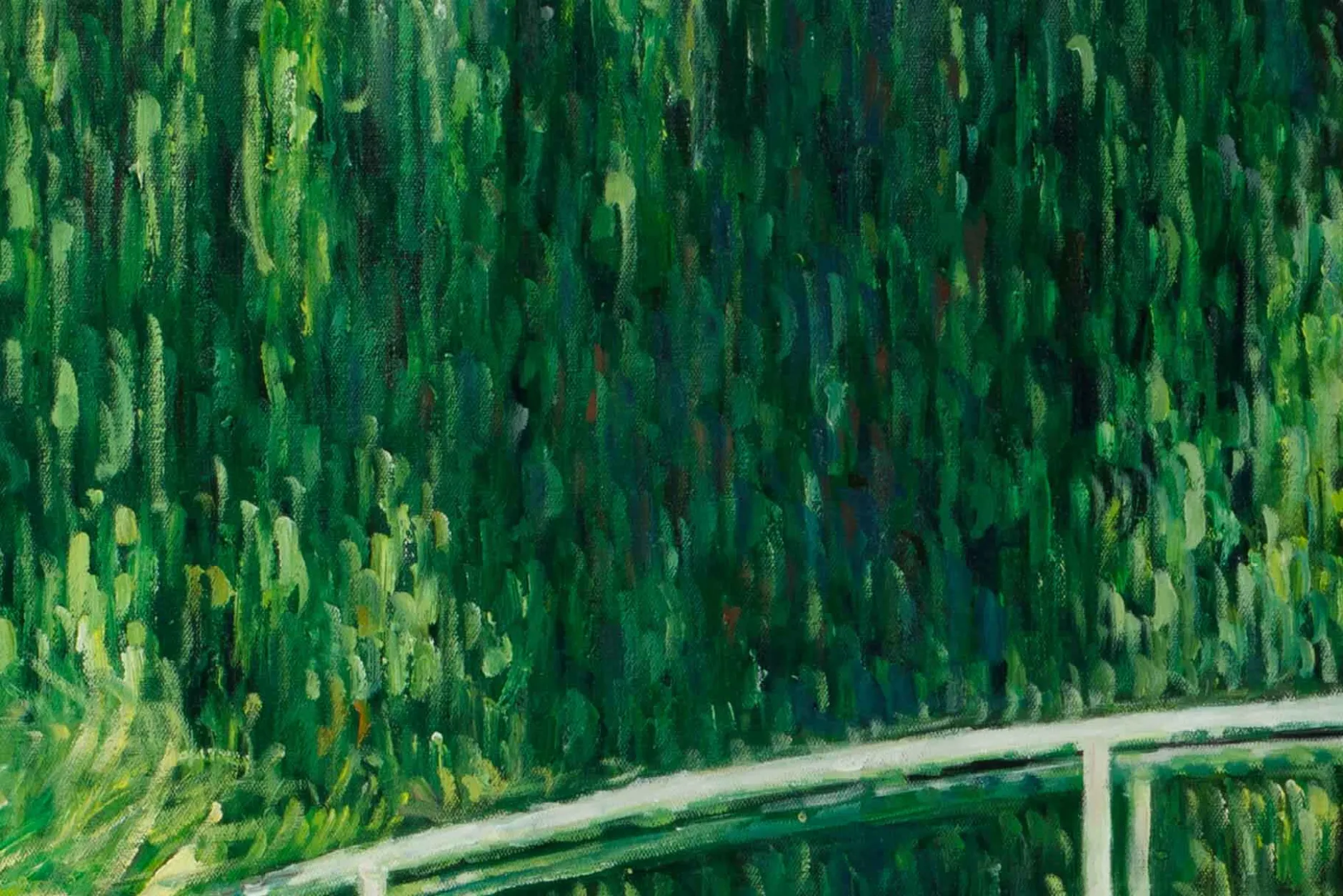 XXL Öl Gemälde 'Banksy's Monet 2.0' | Handgemaltes Unikat