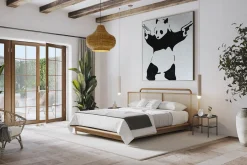 XXL Öl Gemälde 'Banksy's Panda' | Handgemaltes Unikat