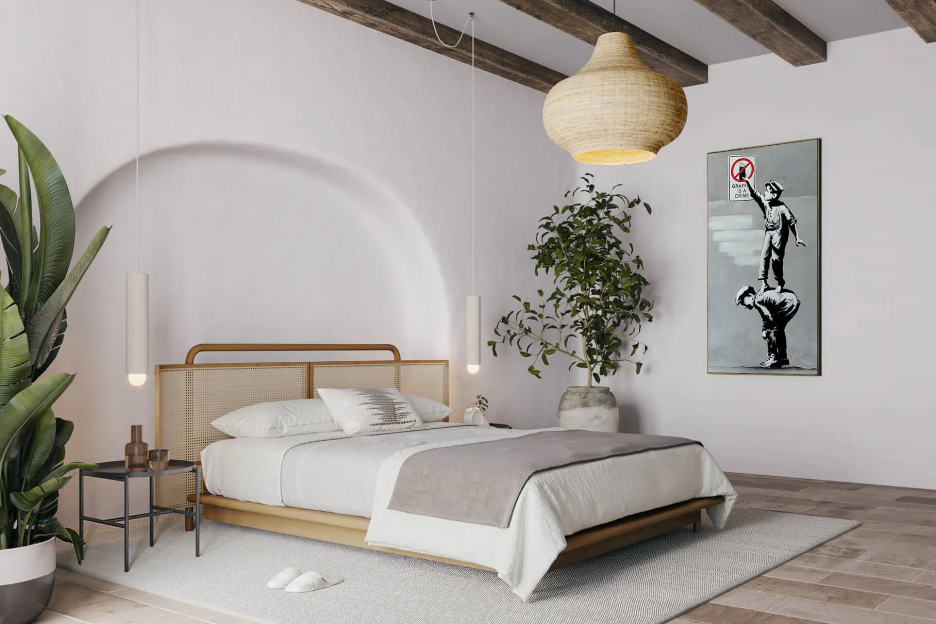 XXL Öl Gemälde 'Banksy's Prank' | Handgemaltes Unikat